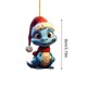 thumbnail image 3 of New Cartoon Dinosaur Figures Christmas Ornament 2D Acrylic Cute Christmas Tree Decoration Pendant for Home Office Decoration, 3 of 5