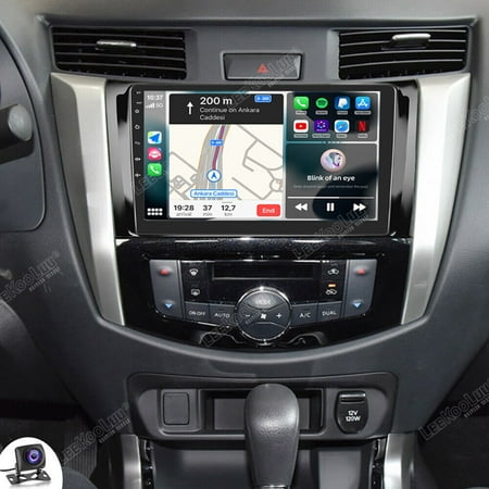 HUOEPU Car Stereo for Nissan Navara NP300 2016-2019 9 inch HD Touch Screen Car Audio Multimedia Receiver with CarPlay Android Auto GPS Radio Navigation Bluetooth SWC, 2+32G