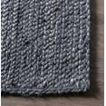 thumbnail image 5 of Indian Handmade Solid Jute Braided Rug | Coastal jute rug, Minimalist jute rug, Natural fiber rug, Boho chic jute rug, Jute rug for patio, 5 of 6