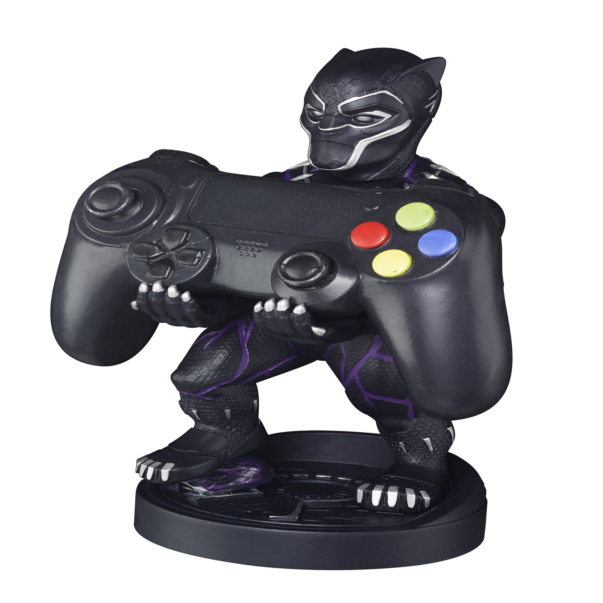Exquisite Gaming: Marvel End Game: Black Panther - Original Mobile Phone & Gaming  Controller Holder, Device Stand, Cable Guys, Licensed Figure 