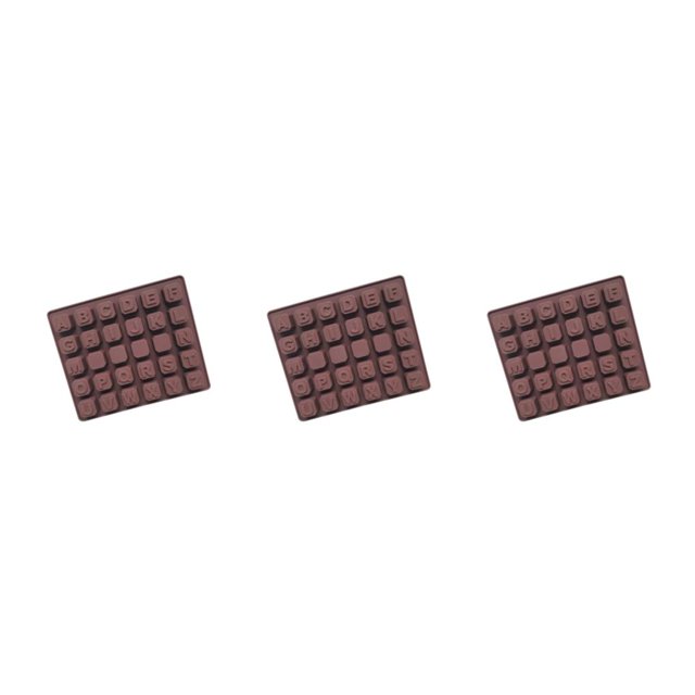 Molde de silicona Cateissary 26 letras alfabeto para Chocolate y decoración
