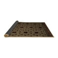 thumbnail image 2 of Ahgly Company Indoor Square Abstract Brown Modern Area Rugs, 5' Square, 2 of 4