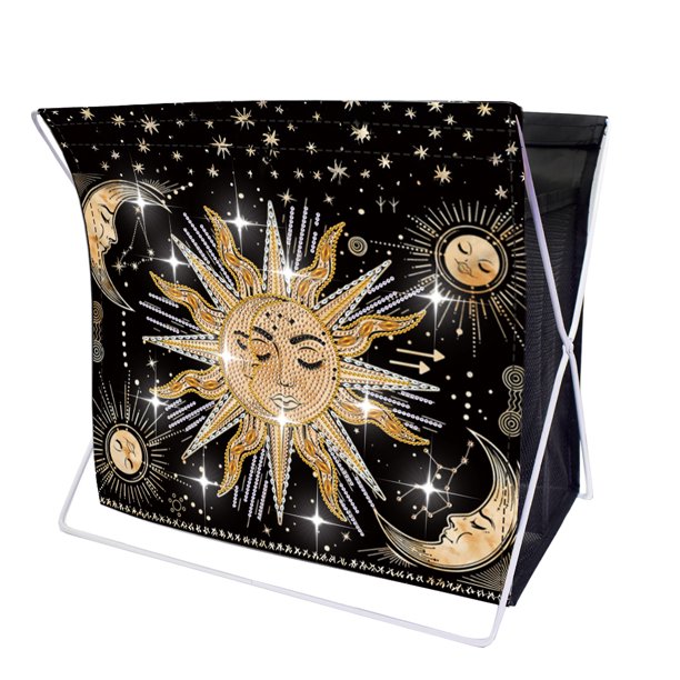 Painting Storage Rack Sun Y Moon Forma Especial Diy para Adultos