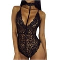 thumbnail image 2 of uublik Valentines Lingerie Set for Women Plus Size Lace Sexy Naughty Babydoll Bodysuit, 2 of 4