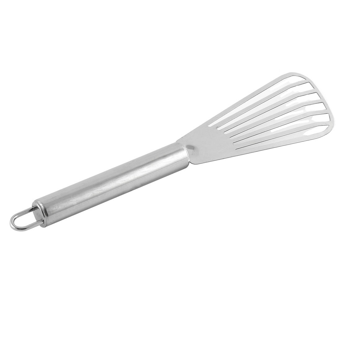 Unique Bargains Stainless Steel Slotted Spatula Barbecue Cooking Shovel, 4Pcs