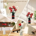 thumbnail image 4 of WIDELAND Roses Flowers Bouquet Building Set for Adults with Vase, 841PCS Red Rose  Botanical Collection Compatible with Lego，Mother's Day  Gifts for Her Women Wife Mom Girls Kids, 4 of 8