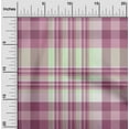thumbnail image 2 of oneOone Cotton Jersey Pink Fabric Plaid Craft Projects Decor Fabric Printed By The Yard 58 Inch Wide, 2 of 4