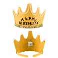 thumbnail image 3 of Tocado de fiesta amarillo DIY para celebraciones Sombrero de corona de feliz cumpleaños, 3 of 8