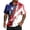 Dark Blue_002, variant on 2026 Independence Day Shirts for Men American Flag Print Button-Up Casual Lapel Short Sleeve Shirts Summer 2026 Trendy Comfortable Tops Hawaiian Watermelon Red XL