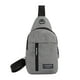 thumbnail image 2 of Bolsa de pecho cruzada estilo japonés para hombres y mujeres - Bolsa deportiva resistente al agua con múltiples bolsillos para teléfono, cartera y llaves, 2 of 9