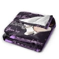 thumbnail image 2 of Wijzvio 50th Birthday Gift Throw Blanket Soft Fuzzy Fleece Blanket For Couch Bed Living Room Decoration 40"X30", 2 of 9