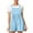 Sky Blue jumpsuits for women, variant on Wycnly Womens Jumpsuits Casual Solid Pleated Swing Loose Baggy Strap Mini Jumpsuits Trendy Plain Square Neck Sleeveless Short Summer Rompers Light Blue s