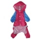 thumbnail image 1 of Chubasquero para mascotas, impermeable, chaqueta para perro con tira reflectante, transpirable, ligero para caminar al aire libre, rojo M, 1 of 5