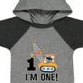 thumbnail image 4 of Inktastic First Birthday Construction Truck 1 Year Old Boys Baby Bodysuit, 4 of 5