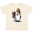 thumbnail image 3 of Inktastic Tricolor Papillon Boys or Girls Toddler T-Shirt, 3 of 5