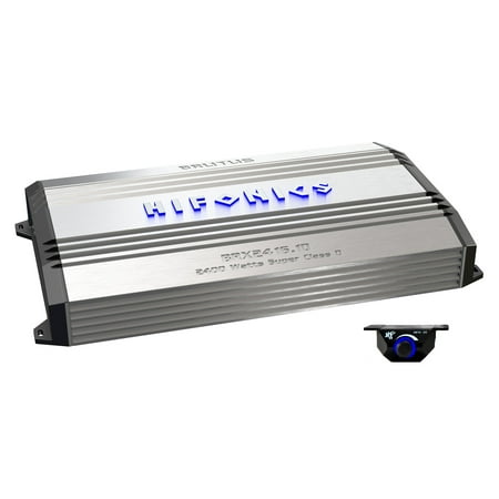 1200 Bass Amplifier - Hifonics Brutus 2400W Mono D Car Power Amplifier with Bass Remote | BRX2416.1D