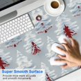 thumbnail image 2 of Long Mouse Pads for Desk,Light Blue Christmas Tree Pattern Desk Mats on Top Of Desks, Desk Mouse Pad Extra Large with 3mm Non-Slip Base and Stitched Edge for Gaming,Office,Work,Home 47.3x23.6in, 2 of 5