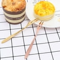 thumbnail image 4 of 2pcs Stainless Steel Fruit Forks Two-Tines Dessert Cake Forks Tasting Forks Mini Flatware Forks (Golden and Rose Gold), 4 of 7