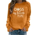 thumbnail image 1 of Azrian Deals Womens Sweatshirts Print T-Shirt Long Sleeve Blouse Round Neck Casual Tops, 1 of 6