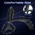 thumbnail image 2 of Xbonp 3 in 1 Vibrating Penis Ring,9 Vibrations Mode APP Remote Control Penis Ring, 2 of 6