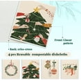 thumbnail image 6 of 2PCS Vintage Christmas Winter Kitchen Towels Random Pattern Blind Box Dish Towels Lucky Hand Towels Deer Rabbit Bunny Candy Dishcloths, Test Your Luck, 16"x24", 6 of 6