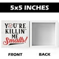 thumbnail image 2 of Zomyto 5"x5" Funny Boy Gifts Sandlot Baseball Desk Decor Rustic Birthday Gifts for Boys Wood Box Sign Farmhouse Home Table Shelf Baseball Room Decor, 2 of 6