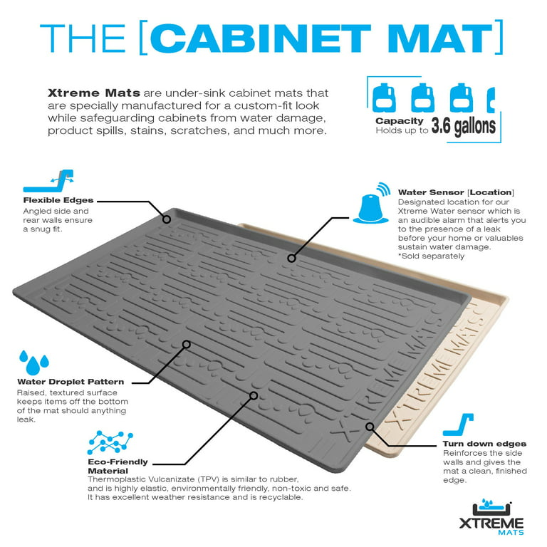 Under Sink Mat / Liner For Cabinets, Xtreme Mats