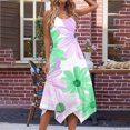 thumbnail image 3 of Ladies Summer Tops Impreso sin Mangas Cuello Redondo Vestido Casual para Uso Diario Y Casual, 3 of 6