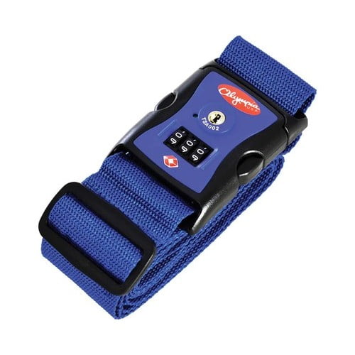 OLYMPIA USA LUGGAGE STRAP WITH 3DIAL TSA LOCK