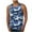 Blue, variant on Mens Outdoor Camo Sleeveless Tops Muscle Cut Off T Shirt Bodybuilding Workout Tanks Casual Crewneck Military Shirts