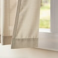 thumbnail image 3 of Exclusive Home Loha Linen Grommet Top Curtain Panel Pair, 54"x108", Beige, 3 of 8