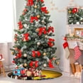 thumbnail image 4 of GZHJMY Wine Bottle Oak Barrels Christmas Tree Skirt 47.2Inch Tree Skirt for Holiday Christmas Decorations Xmas Tree Skirt Xmas Decorations, 4 of 6