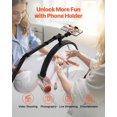 thumbnail image 5 of Nail Desk Light 20 W Clip on Half Moon Lash Light with Phone Holder Arched LED, 5 of 7