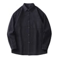 thumbnail image 2 of Mens Lightweight Button Down Shirt Jacket Casual Shacket Cotton Overshirt Jackets for Men, 2 of 5