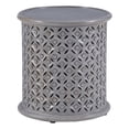 thumbnail image 2 of Home Square Wood Side Accent Table in Light Gray Finish - Set of 2, 2 of 8