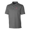 thumbnail image 2 of Men's Cutter & Buck Heather Charcoal Tacoma Rainiers Forge Heathered Stretch Polo, 2 of 3