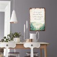 thumbnail image 4 of 2 Corinthians 4 18 Eternal Bible Verse Wall Decor Metal Tin Sign Scripture Wall Art, Scripture Poster Pictures for Bedroom Painting Decor for Bathroom Contemporary Artwork (8x12 in), 4 of 5
