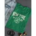 thumbnail image 3 of New York Retro College T-Shirt Women -Image by Shutterstock, Female Small, 3 of 4