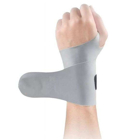 Gray Adjustable Wrist Protector for Men and Women for Wrist Sprains, Wrist Braces and Tendon Sheath Pain