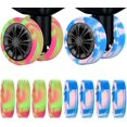 thumbnail image 1 of 8 Pcs Housses de Roues de Valise, Housse de Protection de Roues de Valise en Silicone Portable et Silencieuse pour la Plupart des Valises, 1 of 5