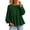 Blackish Green, variant on Yigetop Women's Boat Neck Peplum Sweatshirt Lightweight Long Sleeve Loose Fit Casual Pullover Tops Blackish Green L