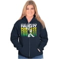 thumbnail image 3 of Popeye Sorry I Was Hangry Funny Retro Zip Up Hoodie Men's Women's Brisco Brands S, 3 of 6