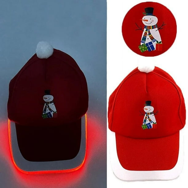 Sombrero brillante con luz LED, gorra de Rap, Hip Hop, DJ, baile, club nocturno, Bar, Accesorios de fiesta, suministros de Hip Hop de neón