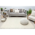 thumbnail image 4 of Rugs America Pale Ona DF15A Houndstooth Farmhouse Cream Area Rug, 2’0”x3’0”, 4 of 6