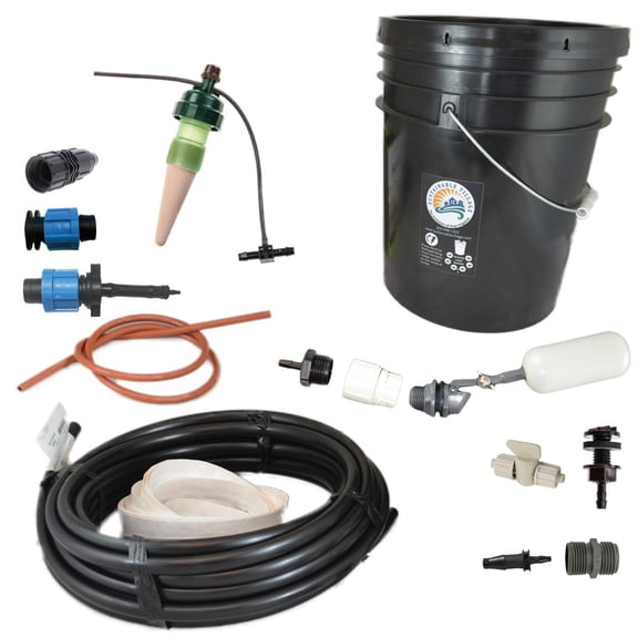 Complete 4' x 8' Gravity Watering Kit with Float Valve