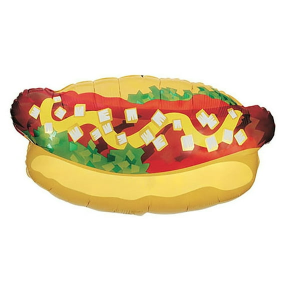Betallic Hotdog Shape Foil Balloon Size 32 Inches
