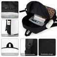 thumbnail image 4 of Leopard Print 3D Print 17in adolescent Backpack knapsack Laptop Laptop, 4 of 5
