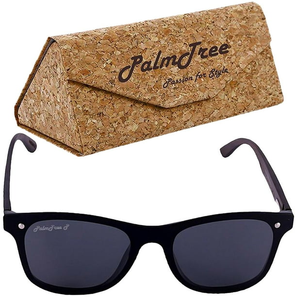Gafas de Moda PalmTree QBX Series Black Polarizado+UV400 Policarbonato Madera de Ébano