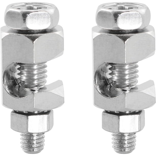 Grounding Clamp TAODAN 2PCS Solar Panel Photovoltaic Nut and Solar Earthing Ground Clip Cable Clamp