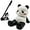 Sitting Panda, variant on Cartoon Panda Sitting Cell Phone Stand for Desk, Cute Statue Phone Holder for Lovely Women Girls, Desktop Animal Figurine Mount for iPhone iPad Office Tablet Accessories Gifts - Black White